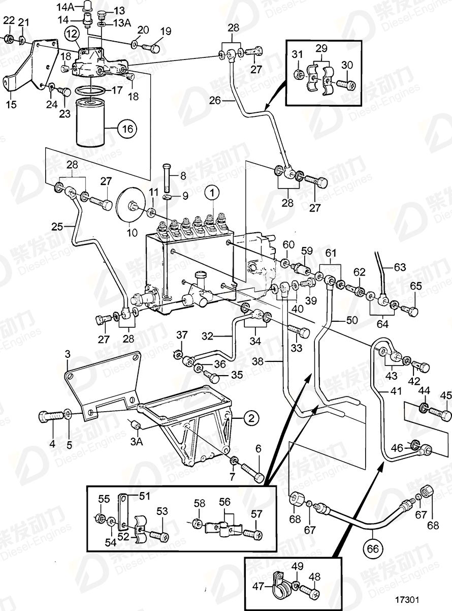 VOLVO Bracket 479809 Drawing